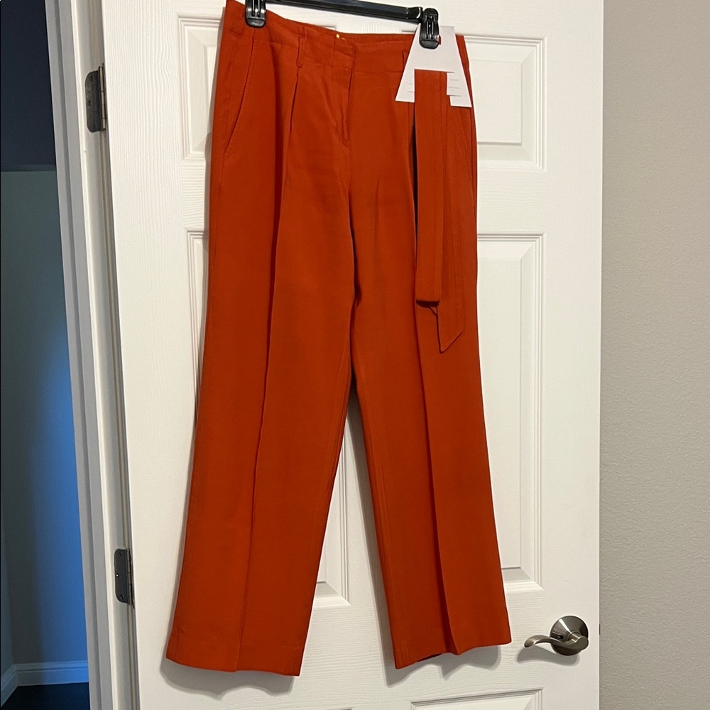 Ann Taylor Elegant Orange Women's Wide leg Pants